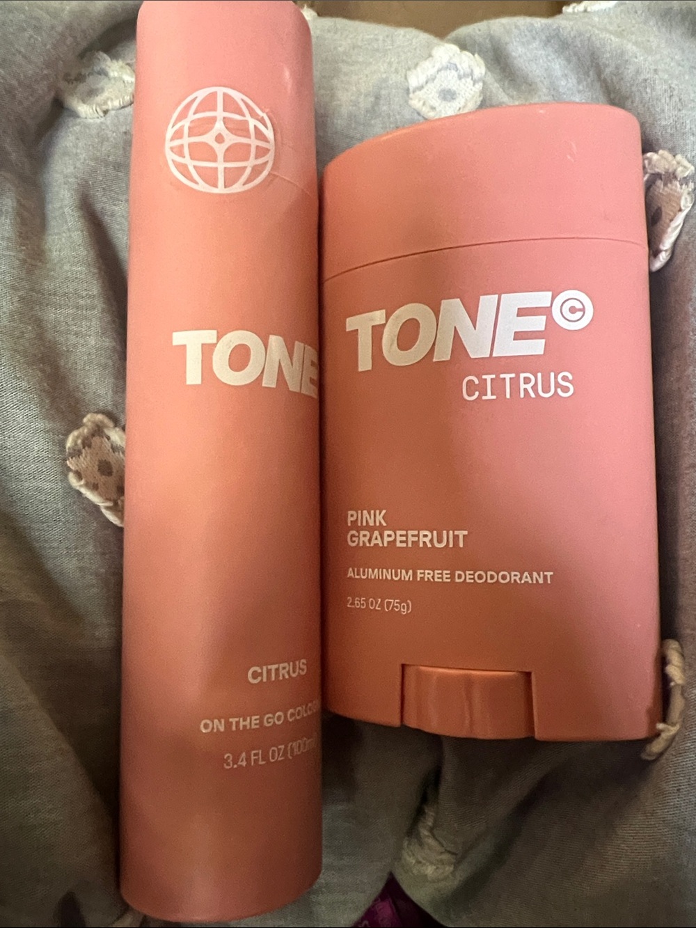 TONE Citrus Pink Grapefruit Deodorant & Cologne